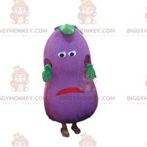 Jättimäinen munakoiso BIGGYMONKEY™ maskottiasu, violetti