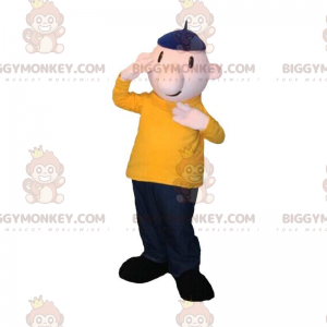 Traje de mascote BIGGYMONKEY™ de Pat, famoso personagem da