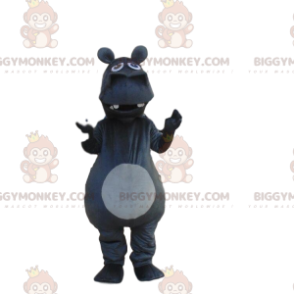 Traje de mascote BIGGYMONKEY™ hipopótamo gigante cinza escuro, fantasia de rinoceronte - BiggyMonkey.com