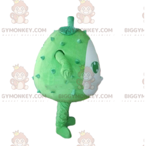 BIGGYMONKEY™ Disfraz de mascota Melón con cuernos Verde Zesty