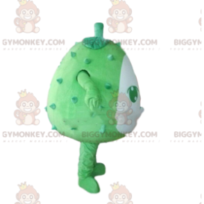 BIGGYMONKEY™ Maskottchenkostüm Horned Melon Green Zesty Durian Giant - Fruchtmaskottchen - BIGGYMONKEY_09708 - BiggyMonkey.com