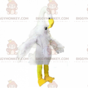 Disfraz de mascota de cisne blanco gigante BIGGYMONKEY™