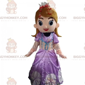 Costume de mascotte BIGGYMONKEY™ de princesse, costume de reine