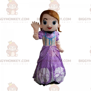 Princess BIGGYMONKEY™ mascot costume, female queen costume –