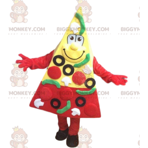 Kostým maskota obřího plátku pizzy BIGGYMONKEY™, kostým