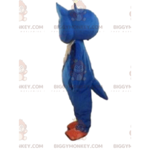 Blauwe uil BIGGYMONKEY™ mascottekostuum, grote nachtelijke vogelkostuum - Vogel mascotte - BIGGYMONKEY_09723 - BiggyMonkey.com