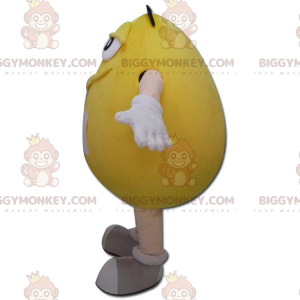 Giant Yellow M&M's BIGGYMONKEY™ Mascot Costume, Chocolate Candy Costume - Mascots famous people - BiggyMonkey.com