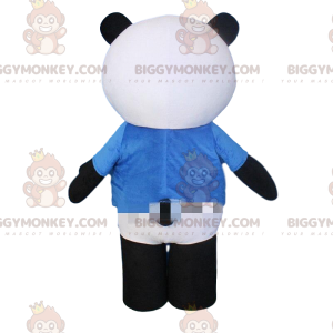 Kostým maskota bílého a černého medvěda BIGGYMONKEY™, kostým