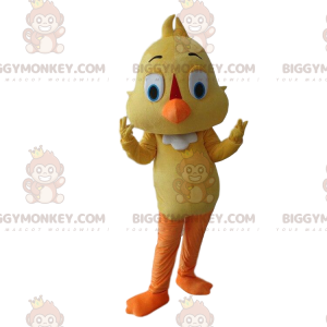Costume de mascotte BIGGYMONKEY™ d'oiseau jaune, de gros