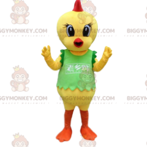 Disfraz de mascota Bird BIGGYMONKEY™, disfraz de canario, disfraz de pollito - Mascota del pájaro - BiggyMonkey.com