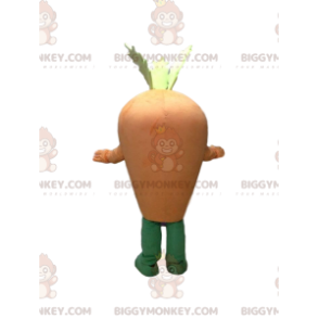 Giant carrot BIGGYMONKEY™ mascot costume, giant vegetable