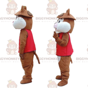 BIGGYMONKEY™s maskot af Tic og Tac, berømte tegneserie-egern - Masker berømte mennesker - BIGGYMONKEY_09751 - BiggyMonkey.com