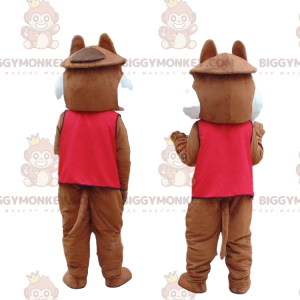 BIGGYMONKEY™s mascot of Tic and Tac, famous cartoon squirrels –