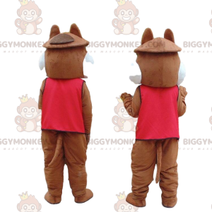 BIGGYMONKEY™s mascot of Tic and Tac, famous cartoon squirrels -