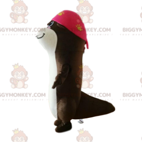 BIGGYMONKEY™ maskotdräkt av sjölejon, sjölejon, kostym för