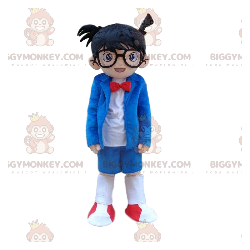 BIGGYMONKEY™ mascot costume of Shinichi Kudo, character from