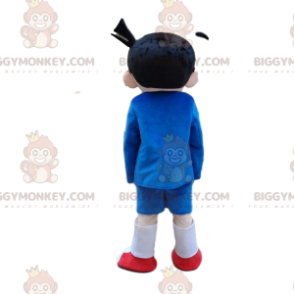 BIGGYMONKEY™ mascot costume of Shinichi Kudo, character from