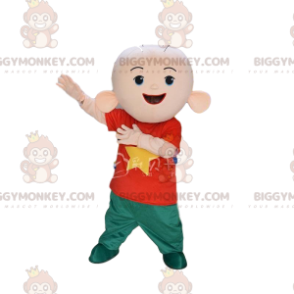 Nuoren pojan BIGGYMONKEY™ maskottiasu, superhauska lasten asu -