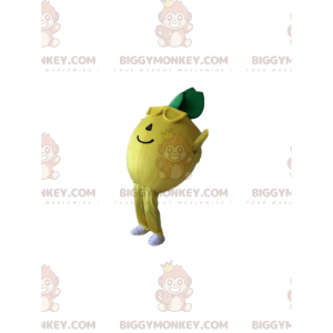 Traje de mascote Lemon BIGGYMONKEY™ com óculos escuros