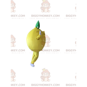 Lemon BIGGYMONKEY™ maskotdräkt med solglasögon, fruktdräkt -