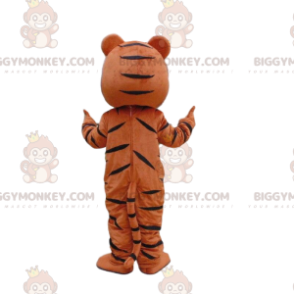 Orange, hvid og sort tiger BIGGYMONKEY™ maskotkostume