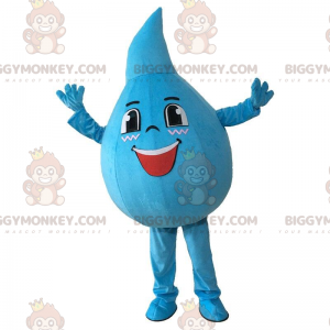 Giant Blue Drop BIGGYMONKEY™ Mascot Costume, Teardrop Costume -