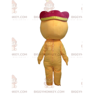 BIGGYMONKEY™ maskotdräkt av gul och vit tiger, kostym för lycklig tiger - Tiger maskot - BIGGYMONKEY_09781 - BiggyMonkey.com