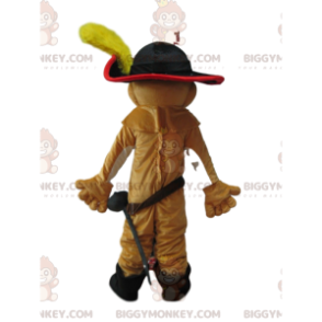 Kocour v botách Kostým maskota BIGGYMONKEY™, Slavná mazaná kočka, Kostým rytíře - Maskoti slavní lidé - BiggyMonkey.com