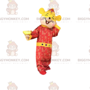 Żółto-czerwony kostium maskotki BIGGYMONKEY™, wesoły kostium - Maskotka Mysz - BIGGYMONKEY_09792 - BiggyMonkey.com