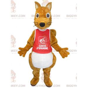 Cute Plump Brown Squirrel BIGGYMONKEY™ Mascot Costume -