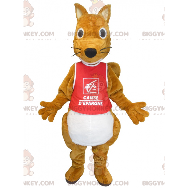 Cute Plump Brown Squirrel BIGGYMONKEY™ Mascot Costume -