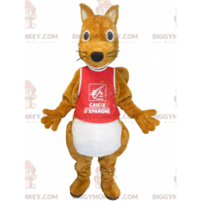 Cute Plump Brown Squirrel BIGGYMONKEY™ Mascot Costume -