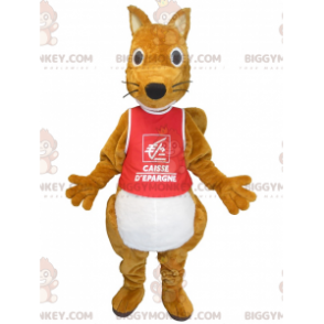 Sødt fyldigt brunt egern BIGGYMONKEY™ maskotkostume -