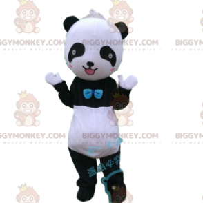 Svart och vit Panda BIGGYMONKEY™ maskotdräkt, svart och vit gröngöling BIGGYMONKEY™ maskotdräkt - Bärmaskot - BiggyMonkey.com