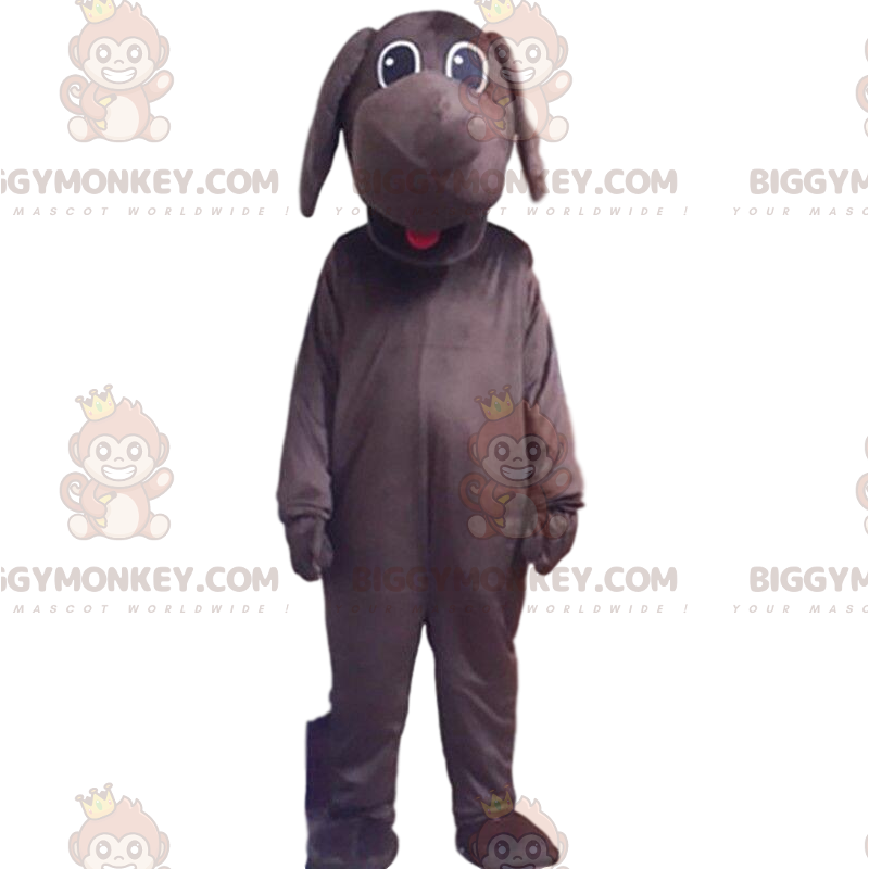 Täysin muokattava ruskea koiran BIGGYMONKEY™ maskottiasu - Koiran maskotit - BIGGYMONKEY_09808 - BiggyMonkey.com