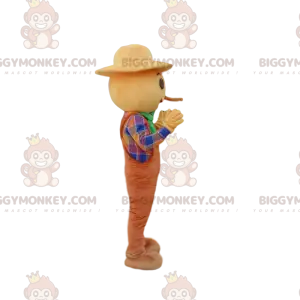 Στολή μασκότ Smiling Scarecrow BIGGYMONKEY™, Στολή Farm -