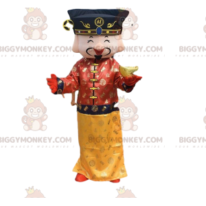 Costume de mascotte BIGGYMONKEY™ d'empereur, costume d'homme