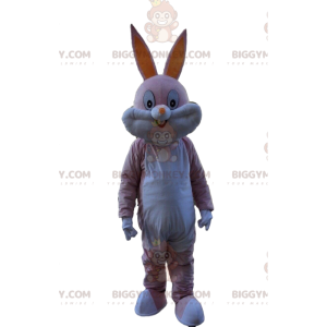 Costume de mascotte BIGGYMONKEY™ de Bugs Bunny rose, lapin des
