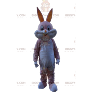 BIGGYMONKEY™ Maskottchenkostüm Rosa Bugs Bunny Berühmter Looney