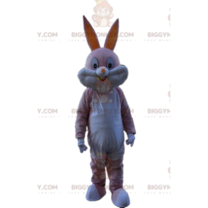 Costume de mascotte BIGGYMONKEY™ de Bugs Bunny rose, lapin des
