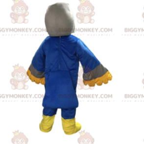 Τετράχρωμη στολή μασκότ BIGGYMONKEY™ Eagle, πολύχρωμη στολή