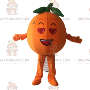Gigantisch oranje BIGGYMONKEY™-mascottekostuum, oranje