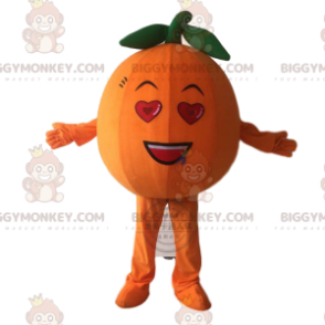 Costume da mascotte BIGGYMONKEY™ arancione gigante, costume da