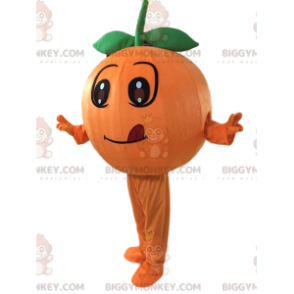 BIGGYMONKEY™ Maskottchenkostüm Orange und rundes Orange