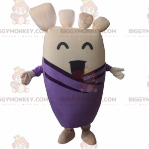 Fantasia de mascote BIGGYMONKEY™ de pé gigante com aparência