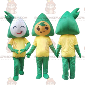 2 Zongzi BIGGYMONKEY™s mascot, traditional food costumes –