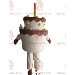 Disfraz de mascota Big Birthday Cake BIGGYMONKEY™, disfraz de pastel - Mascota de comida - BIGGYMONKEY_09862 - BiggyMonkey.com