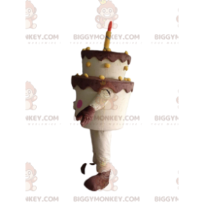 Disfraz de mascota Big Birthday Cake BIGGYMONKEY™, disfraz de pastel - Mascota de comida - BIGGYMONKEY_09862 - BiggyMonkey.com