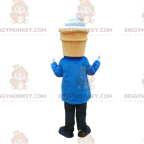 Kostium maskotki Ice Cream BIGGYMONKEY™ Elegancko ubrany