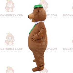 BIGGYMONKEY™ Maskottchenkostüm von Yogi dem Bären, einer